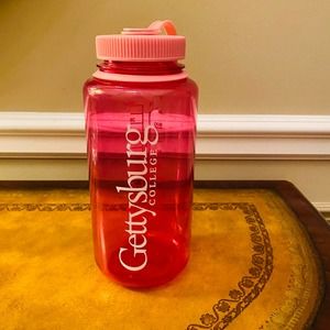 Nalgene Pink College 32 oz BPA Free USA Made Wide Mouth Water Bottle